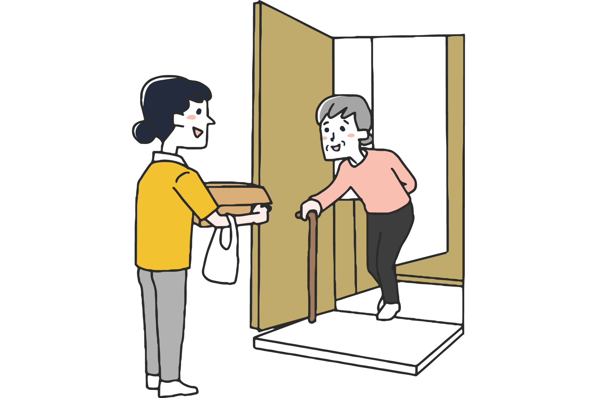 家事援助のイメージイラスト