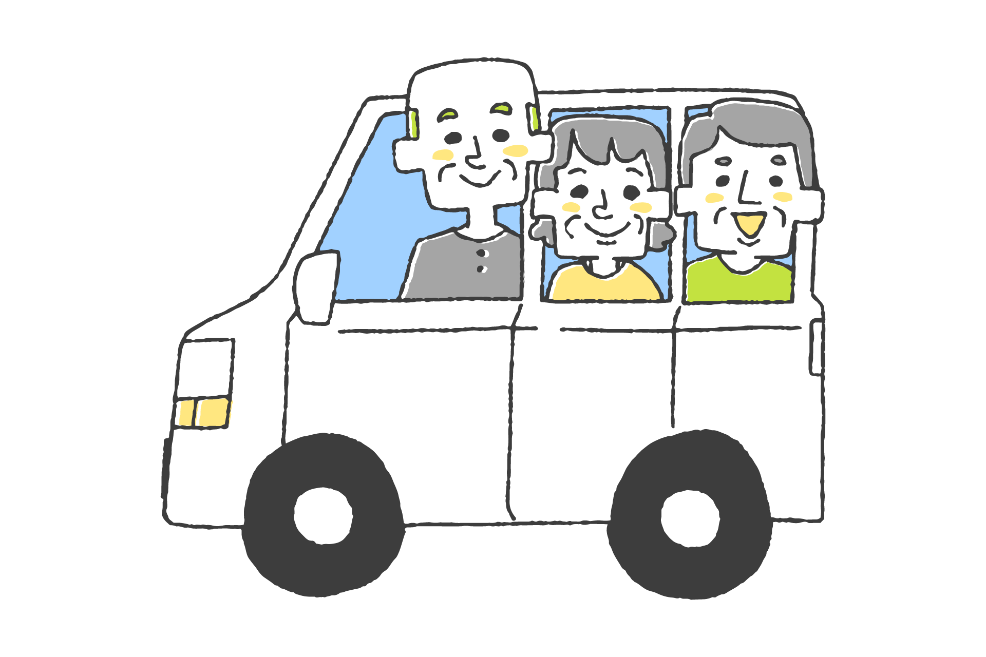 デイサービスのイメージイラスト